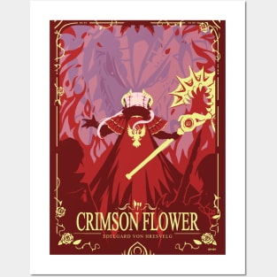 Crimson Flower Posters and Art